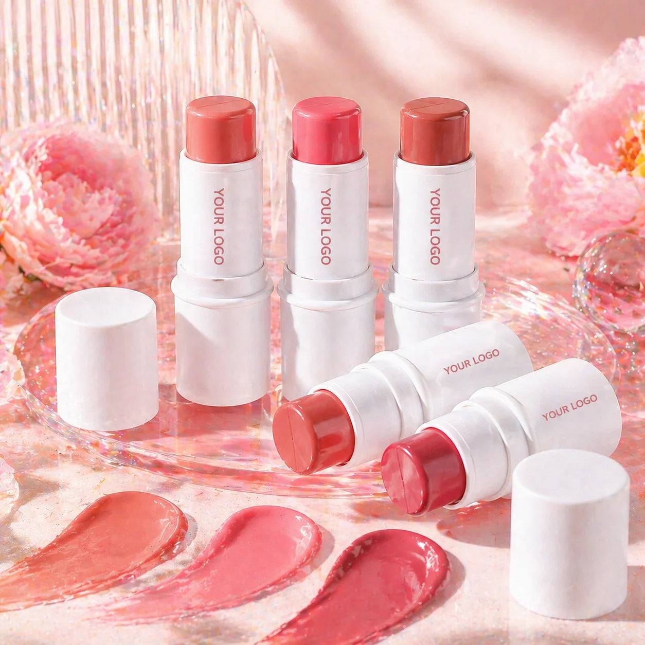 High Pigment Vegan Blush Stick Cream Blusher Custom Blush Makeup Blusher Private Label