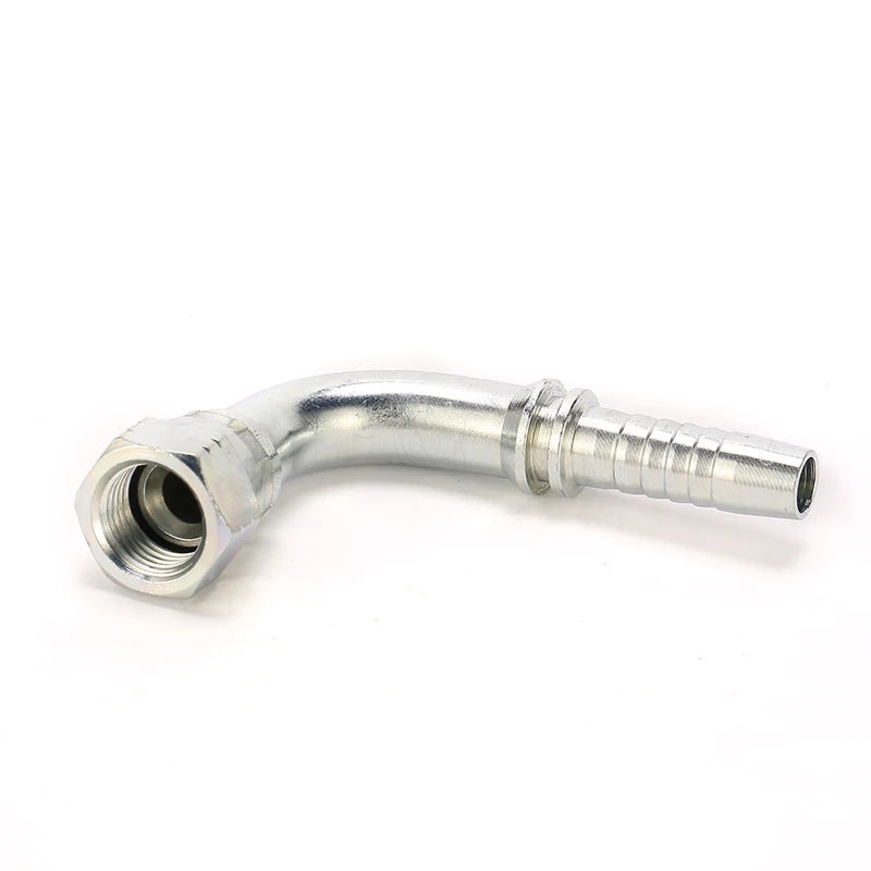 Best Quality SALNYA Model 26791 Forged Carbon Steel High Pressure Zinc Plated Hydraulic JIC Flare Elbow Female Swivel Ferrule