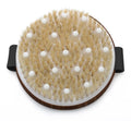 Round Anti-slip Bath Brush for Body Exfoliating Lymphatic Scrubber Dry Body Brush Massage Tool