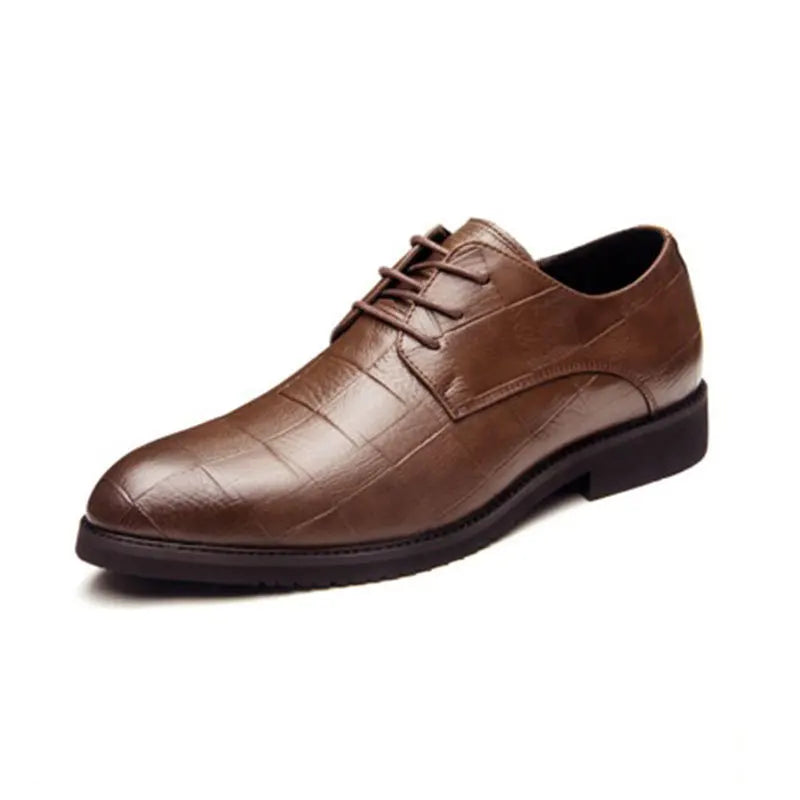Spring New Business Leather Shoes Men's Breathable Leisure Work Leather Shoes