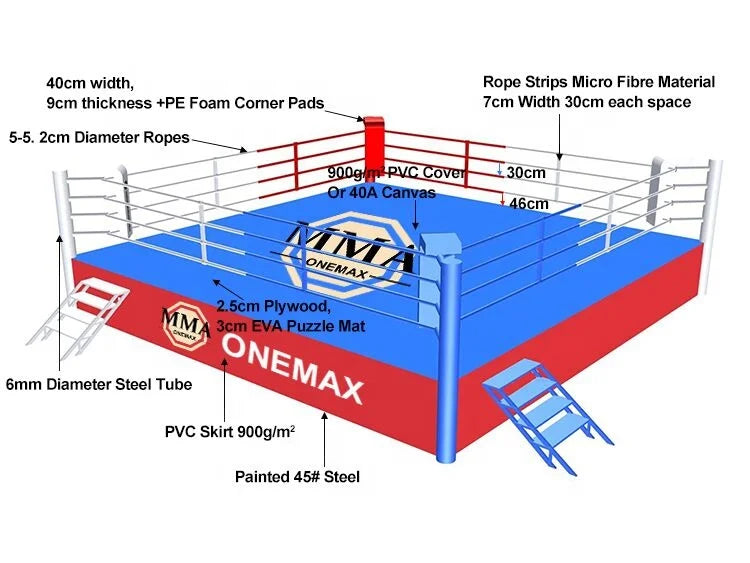 MMA ONEMAX High Strength Boxing Ring Outdoor Ring Boxing 600 Euros Second Hand Boxing Ring