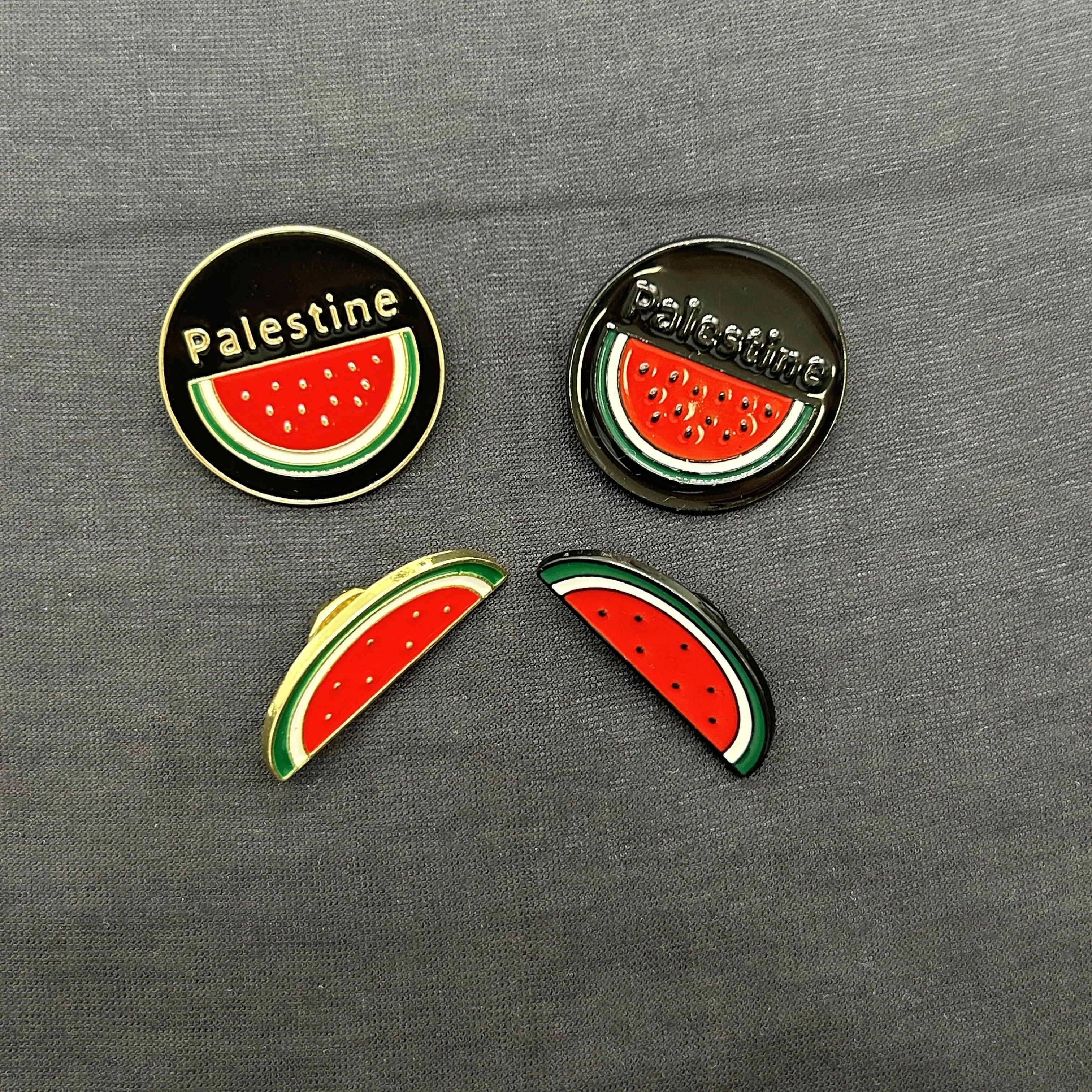 Palestine Watermelon Custom Size Metal for with Shiny/Matte/Antique Finish Free Palestine Design for Women