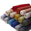 Jtfur Wholesale Fashion Woolen Scarf Color Blocking Autumn Winter High Quality Tassel Women Wool Shawls Scarf