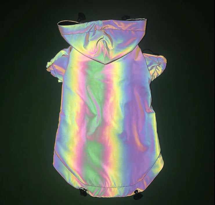 Wholesale Fashion Waterproof and Reflective Luxury Change Color Dog Coat