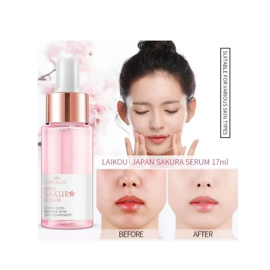 Private Brand Japanese Cherry Blossoms for Essence Anti-Aging Liquid Facial Moisturizer for Whitening Targeted for Face Skin