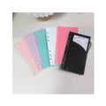 Hot Sales A5 A6 A7 Frosted Clear Double Layers Custom Money Organizer Bag Right Loader Budget Pocket Two Pocket Cash Envelope