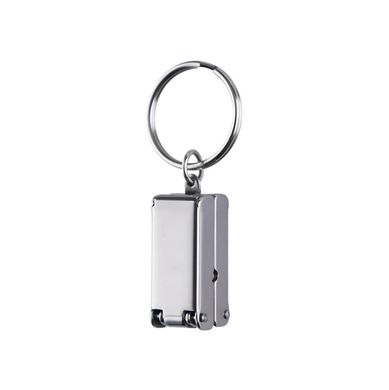 Wholesale Mini Size Portable Stainless Steel Nail Cutter Foldable Travel Personal Care Tool with Keychain for Fingers