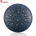 Wholesale Stainless Steel Gingko Tongue Drum 11 Notes 6 Inch Percussion Toy for Kids-Raysen HS11-6G