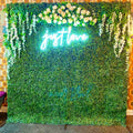Hot Garden Decoration Greenery Leaves Plant Boxwood Hedges Panels Artificial Grass Wall Backdrop Flower Wall
