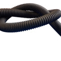 Durable Flexible TPR Plastic Tubes Steel Wire Helix Heat Resistant Hot Fume Extraction Duct Hose Black Industrial 10m Length