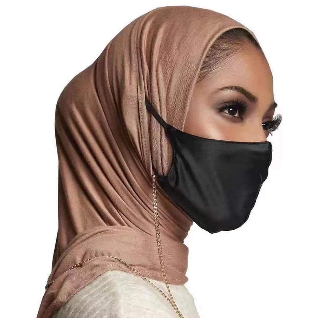 Zifeng OEM Otras Bufandas Y Chales New Malaysian Cotton With Pierced Ears Handy Scarf Jersey Hijab