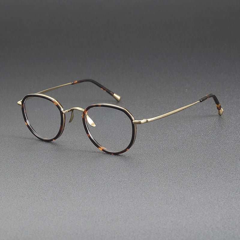 KJ51DBX New Fashion Japanese Design Custom logo Women Luxury Oval Eyeglasses Optical Glasses Eye Glass Eyeglass Frames MegaBDM