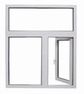 Soundproof  White UPVC Windows and Doors Safety UPVC/PVC Double Glazed Casement Windows