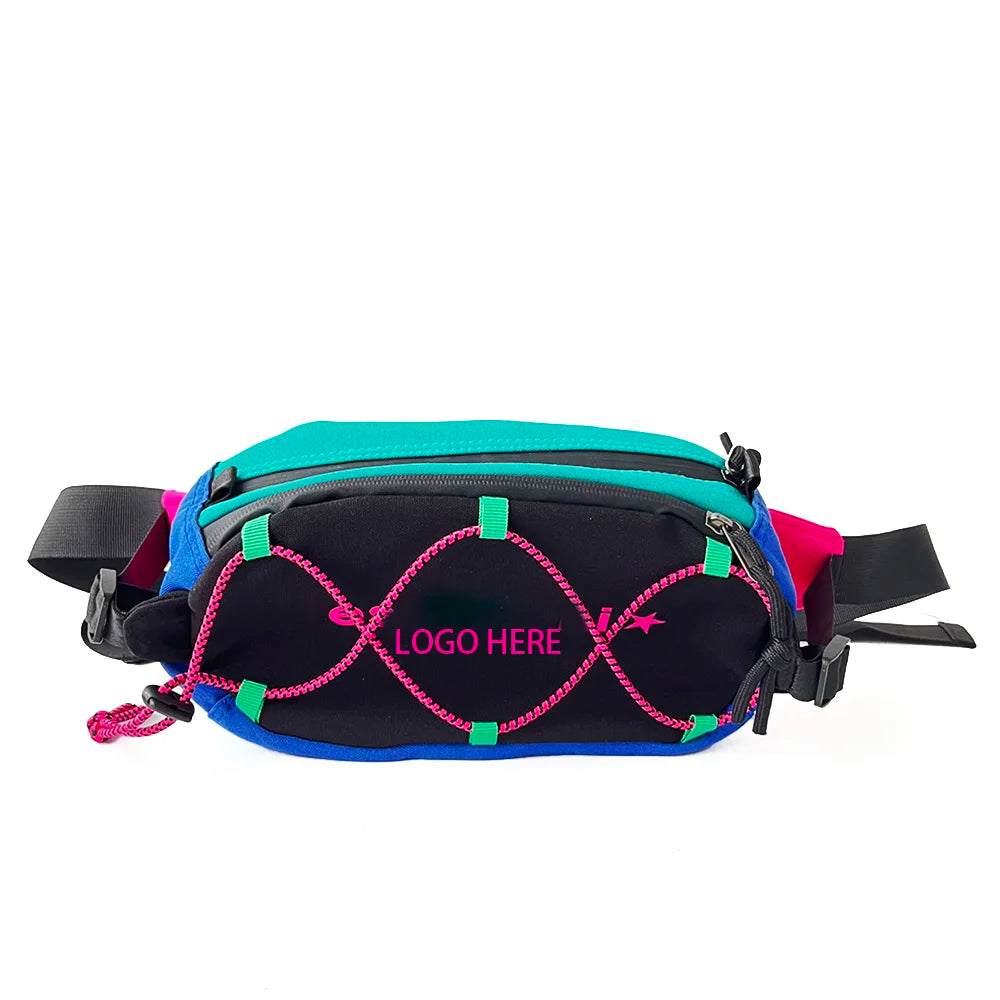 Wholesale Waterproof Custom Print Fanny Pack Crossbody Fashion Belt Waist Bag