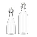 2025 Hot Selling OEM 1100ml & 2000ml Premium Glass Oil Pot & Soy Sauce Bottle Kitchen Storage Container for Olive Oil
