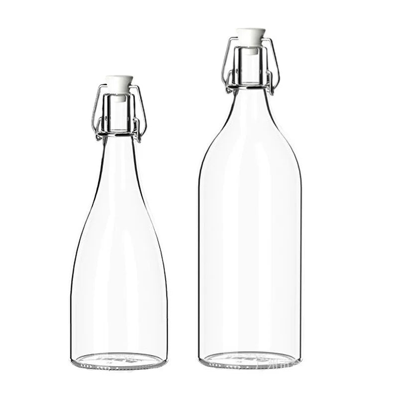 2025 Hot Selling OEM 1100ml & 2000ml Premium Glass Oil Pot & Soy Sauce Bottle Kitchen Storage Container for Olive Oil