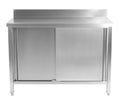Stainless Steel Restaurant Kitchen Sink Preparation Table with Reinforced Apron Undermount Installation Flat Pack Design