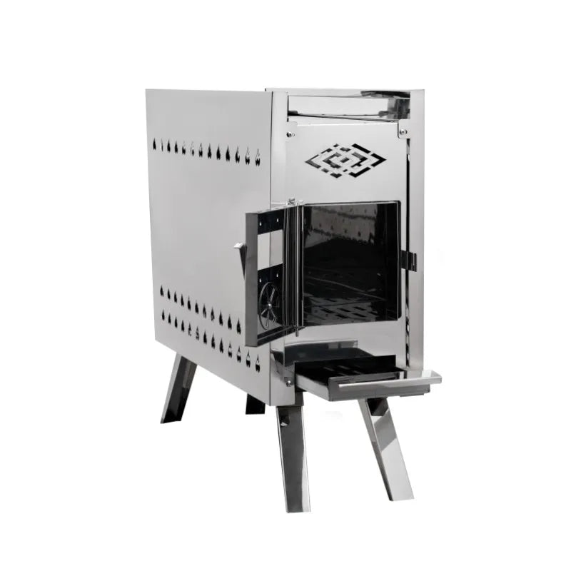 Folding Firewood Sauna Stove Camping Sauna Tent Portable Wood Burning Heating Stove