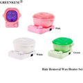 New Pink Wax Therapy Machine Hair Removal Wax Heater Set Professional Depilatory Wax Pot Heater Machine