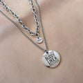 Silver Coin Multi Layer Bar Choker Necklace Dainty Layered Choker Necklace Collar Layering Necklace for Women Teen Girls Jewelry