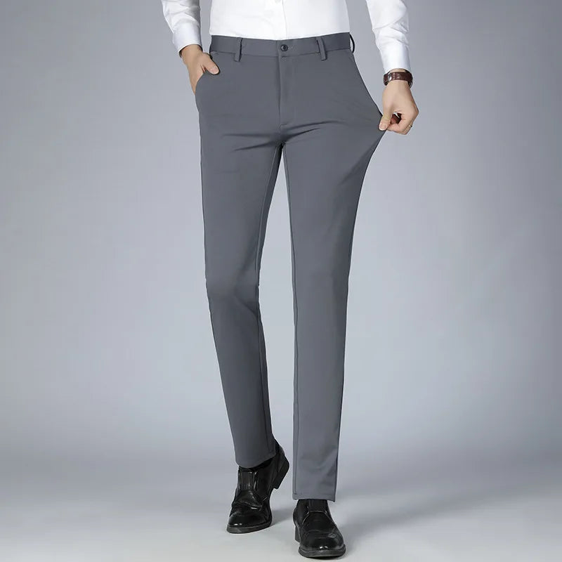 2023 Autumn Winter Mens Formal Pants Casual Business Trousers