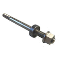 Customization 3/8"-24 Gr5 Titanium Front Hub Axle and Titanium Flange Nut for Bicycle