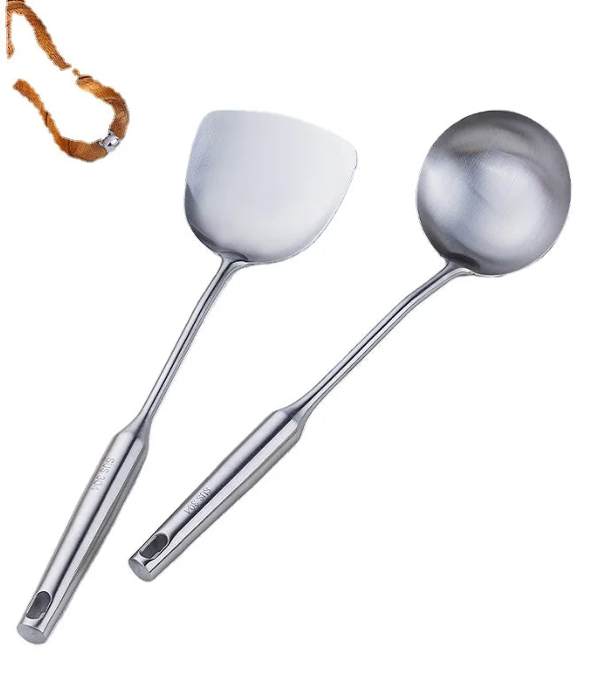 304 Stainless Steel Thick Kitchen Tools Household Spatula Soup Spoon