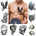 Factory Direct Skull Tattoo Flower Animals butterfly Temporary Waterproof Tattoo Sticker