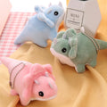 Mini Cute Soft Fluffy Stuffed Animal Toy Kawaii Plush Dinosaur Keychain Gifts Pendant Doll Backpack Bag Charm Accessories