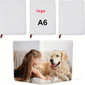 Customized Notebooks Sublimation Blank A5 A6 PU Leather Journal Notebook Cover Custom School Notebook With logo