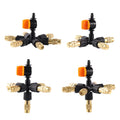 4 5 6 7 Way Sprayer Nozzle Brass Misting Sprinkler Atomizing Nozzle for Agriculture Irrigation System