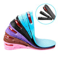 3-Layer Adjustable Height Increasing Soft Breathable PVC Material Insoles Air Taller Cushion Shoes Insert Lift Kit for Men Women