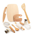 Montessori Children's Wooden Role Play Baking Cookware Sets Games Educational Pretend Tool Kitchen Gift Toys for Boys Girls