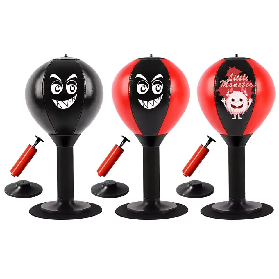 Fun Punch Rages Bag Heavy Duty Desktop Punching Bag with Strong Suction Cup Stress Relief Toy Tension Relief for Women Men Kids