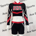 Wholesale Youth & Women's Cheerleading Skort Sets Girls' Sportswear with Panties Undershorts 5 Pcs Workable for Adults