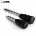 VEICHU VCN942 Steel Machine Tool Handle with Fixed Long Grip Bakelite Knob Double-Ended Screw Fastener Black/Silver Made China