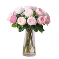 Premium Real Touch Single Stem Roses Latex Wedding Decorative Flowers Artificial Rose in Bulk