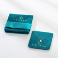 Double-Sided Luxury Boutique Small Folded Jewelry Dust Bag Fashion Packaging with Carton
