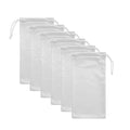 Wholesale Ready Goods Custom Microfiber Sunglasses Case 9*18cm Soft Drawstring Eye Glasses Pouch White Color