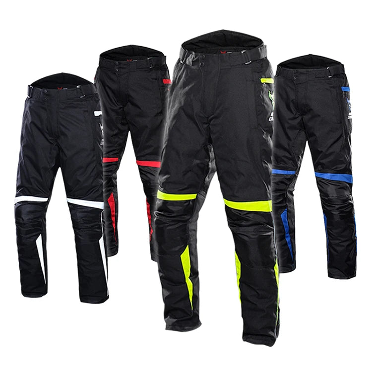 Unisex Men's Winter Sportswear Racing Team Jeans Pants Waterproof Breathable Protective for Motorcycle Riding Plus Size XL