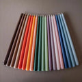 Wholesale Long Wax rainbow Colors Multicolor Gardients Candles Lighter for Wedding Party Flameless Candles