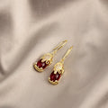 4Pairs/Set Colorful Zircon Earring Heart Butterfly Design Heart Colorful Ear Stud Piercing Earrings For Women Fashion Jewelry