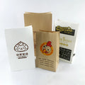 Custom Made Takeout Takeaway Fast Food Kraft Paper Bag for Restaurant Packaging