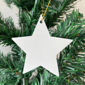 Nordic Style Star Shaped Christmas Ornament for Home Decor