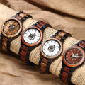 Natural Wood Watch Women Men Stopwatches Handmade Japan Movement Quartz Customized Wooden Wristwatch Support for Customized Logo