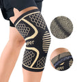Durable Compression Copper Infused Knee Sleeve Brace for Arthritis Pain and Support