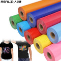 Renlitong PVC Flex Best Htv Cutting Vinyl Flex PVC Glossy with Sticky Heat Transfer Textile Vinyl Flex for Clothing Printing