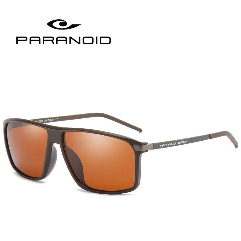 DUBERY 2026 Wholesale PARANOID Sunglasses for Men Custom Logo Blue Carbon Fiber HD Polarized Magnet Pilot Frame sUNGLASSES