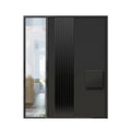 Italian Modern Aluminum Pivot Door Heavy Duty Manual Opening Finished Sound Insulation Waterproof Exterior Entry Door for Villa