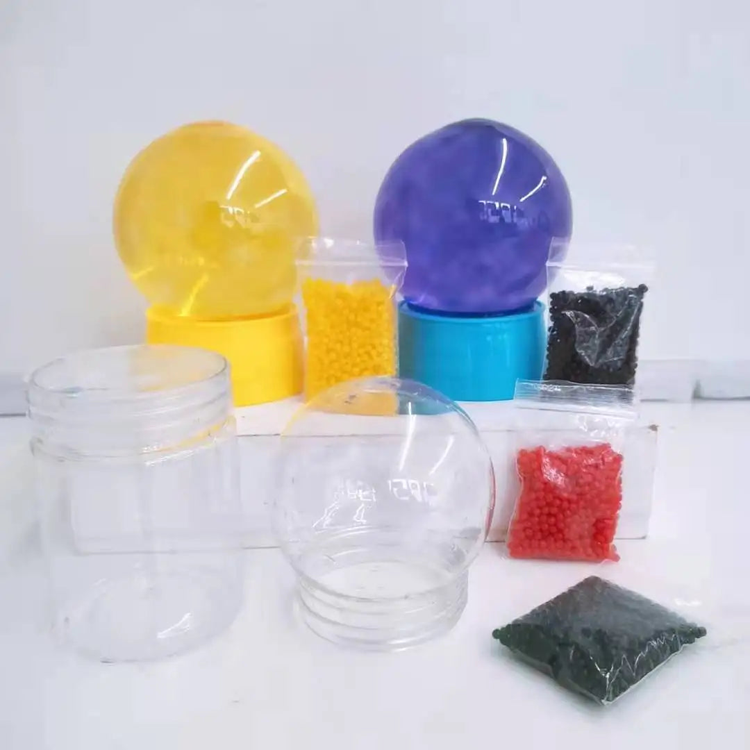 Factory Direct 65mm 80mm DIY Plastic Empty Snow Globe Set Kids' Promotional Toy